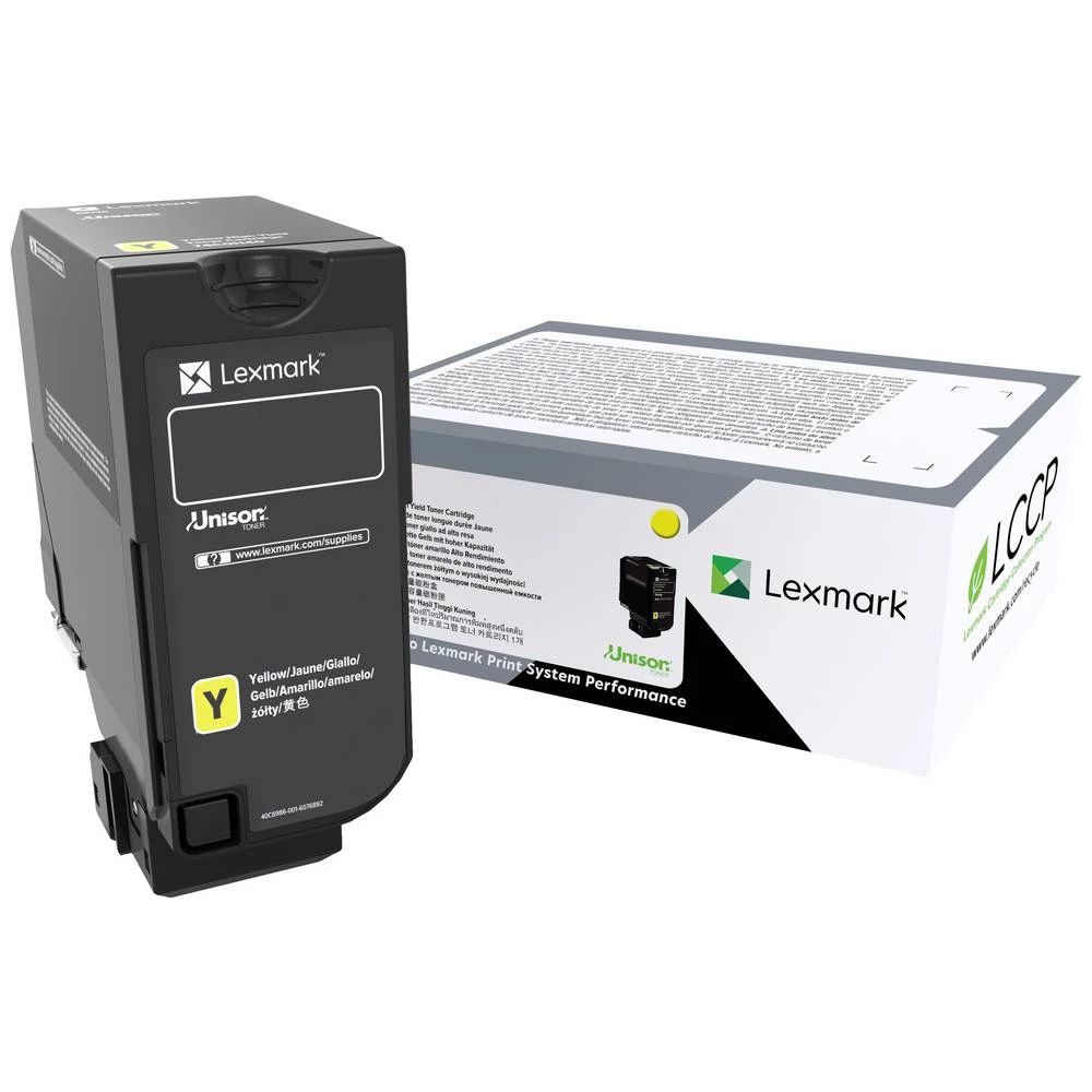 Lexmark toner CS/CX730 original žut 10500 Stranica 71C0H40 slika