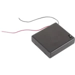 Baterije - držač 4x Mignon (AA) Kabel (D x Š x V) 70 x 65 x 19 mm Velleman BH341BS