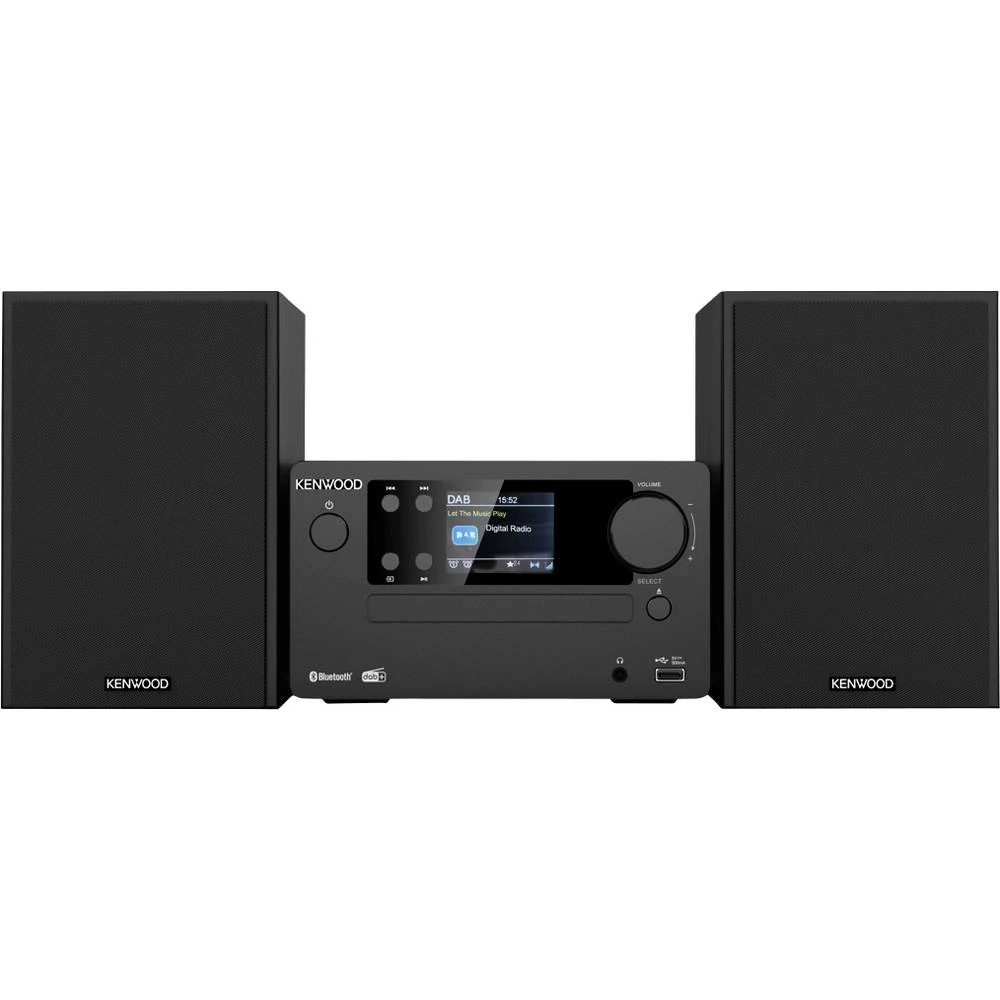 Kenwood M-725DAB-B stereo uređaj DAB+, Bluetooth®, CD, USB, 2 x 25 W crna slika