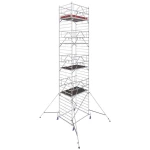 Krause 781086 FahrGerüst aluminij na roli mobilna Radna visina (maks.): 10.40 m srebrna 358 kg