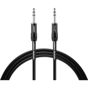 Warm Audio Pro Series kvake priključni kabel [1x 6,3 mm banana utikač - 1x 6,3 mm banana utikač] 6.10 m crna slika