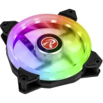 Ventilator za PC kućište Raijintek IRIS 12 Rainbow RGB Orcus PWM Crna, Prozirna, RGB (Š x V x d) 120 x 120 x 25 mm