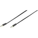 Vivanco 46/10 03FG audio priključni kabel [1x 3,5 mm banana utikač - 1x 3,5 mm banana utikač] 0.30 m crna