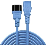 LINDY struja produžetak [1x muški konektor IEC, c14 - 1x ženski konektor IEC c13, 10 a] 2.00 m plava boja