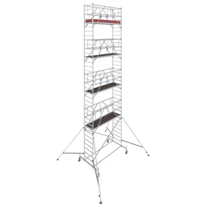 Krause 772084 FahrGerüst aluminij na roli mobilna Radna visina (maks.): 10.40 m srebrna 280.5 kg slika