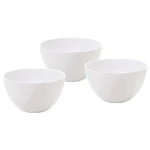 Qdesign 125 mm Zdjela za salatu 3-dijelni komplet melamin bijela 190-044