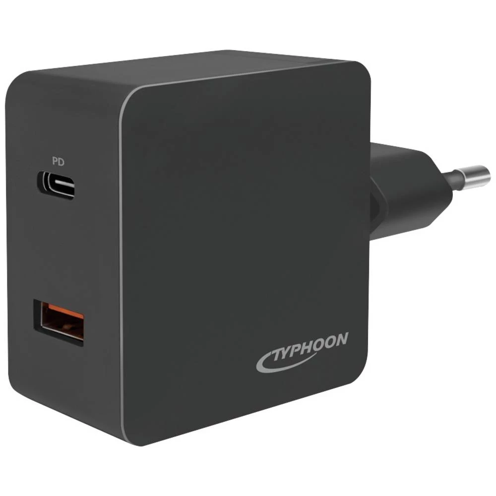 Typhoon  TM044 USB punjač unutrašnje područje, utičnica Izlazna struja maks. 3000 mA 2 x USB-C™ utičnica (power delivery), USB-A slika