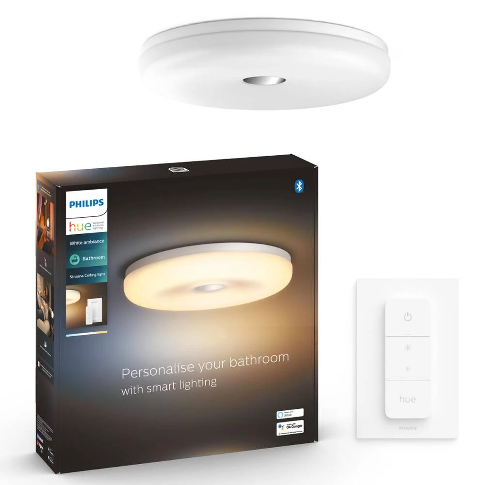 Philips Lighting Hue stropna LED svjetiljka za kupaonicu 871951434101200 Struana LED fiksno ugrađena 23 W toplo bijela slika