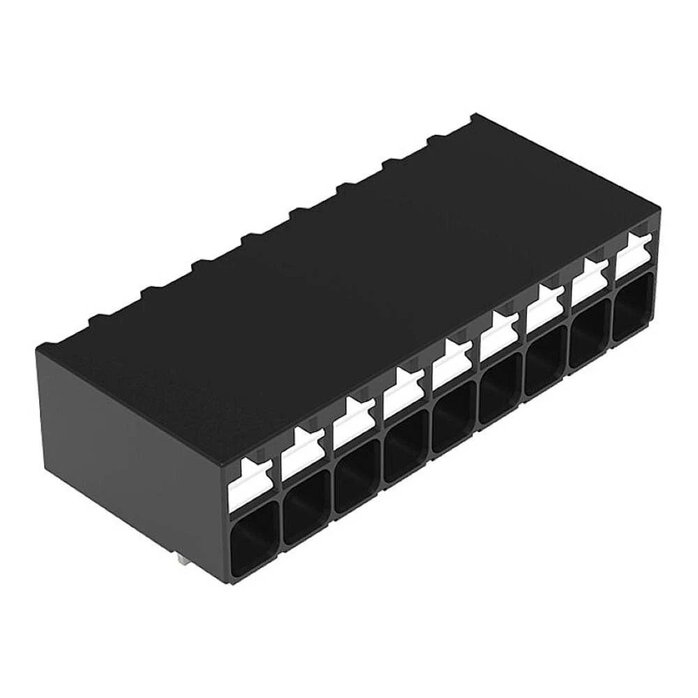 THR PCB terminal, potiskivači, 1,5 mm², Korak 3,5 mm, 9 igla, ugurati CAGE CLAMP®, 1,50 mm², crno WAGO 2086-1229 stezaljka za tiskane ploče 1.50 mm² Broj polova (broj) 9 crna 96 St. slika