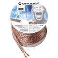 Zvučnički kabel 2 x 2.50 mm² Prozirna Oehlbach 106 20 m slika