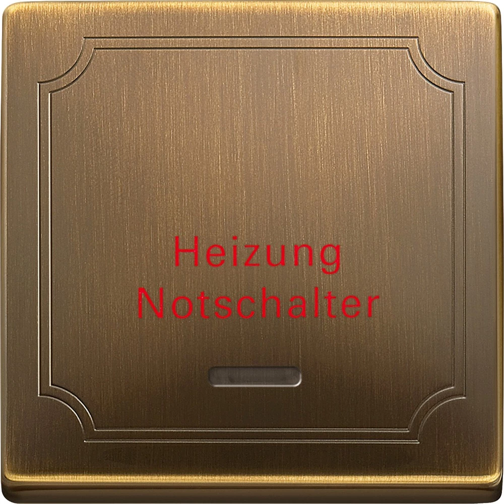 Merten Poklopac Izmjenični prekidač Mjedena 437043 slika