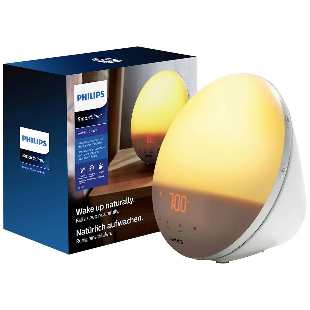 Philips HF3531/01 Wake Up Light svjetlosna budilica 16.5 W bijela slika