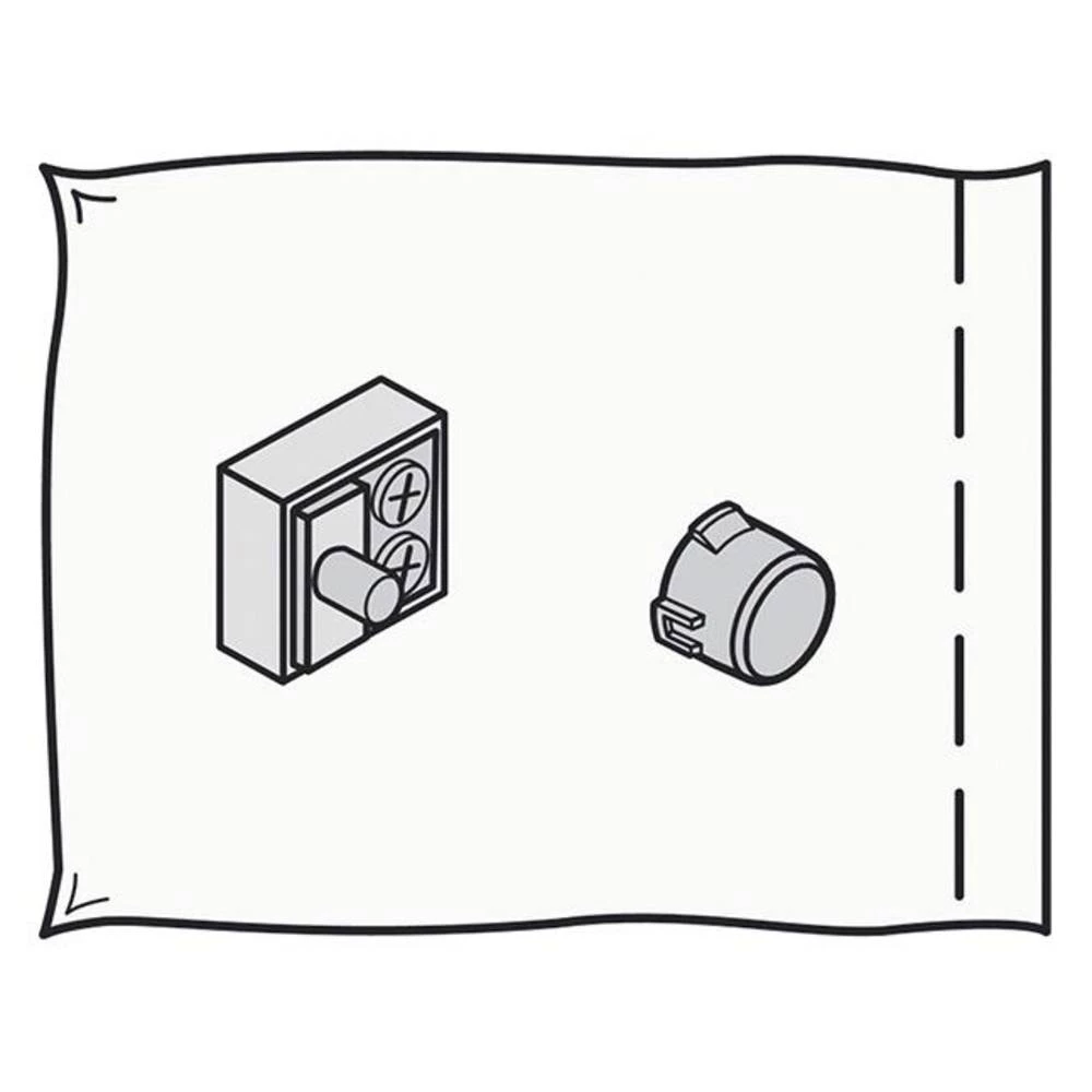 Legrand 337430 pribor portafona za vrata  dodatna tipka  čista bijela slika