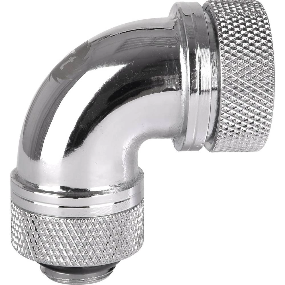 Hlađenje vodom-kutni priključak Thermaltake Pacific G1/4 PETG Tube 90-Degree Compression 16mm OD &ndash; Chrome slika