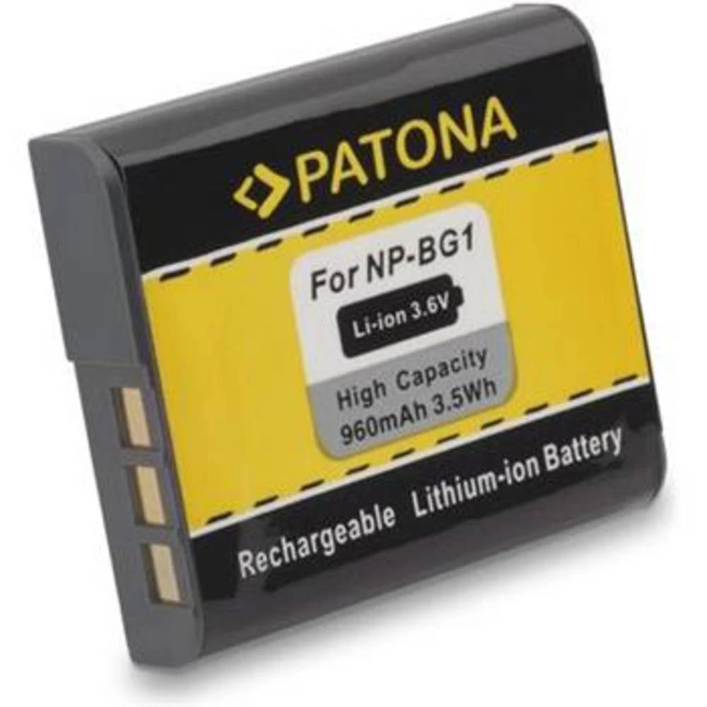 Kamera-akumulator Patona Zamjenjuje originalnu akU. bateriju NP-BG1 3.6 V 960 mAh FONP-BG1 slika