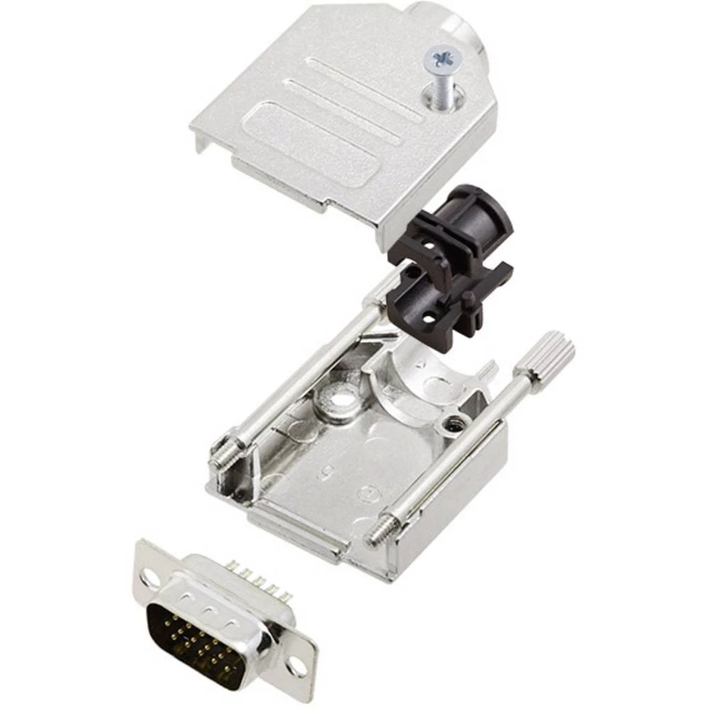 Komplet D-SUB pinskih konektora 180 ° Broj polova: 62 Lemni kup Amphenol 1 ST slika