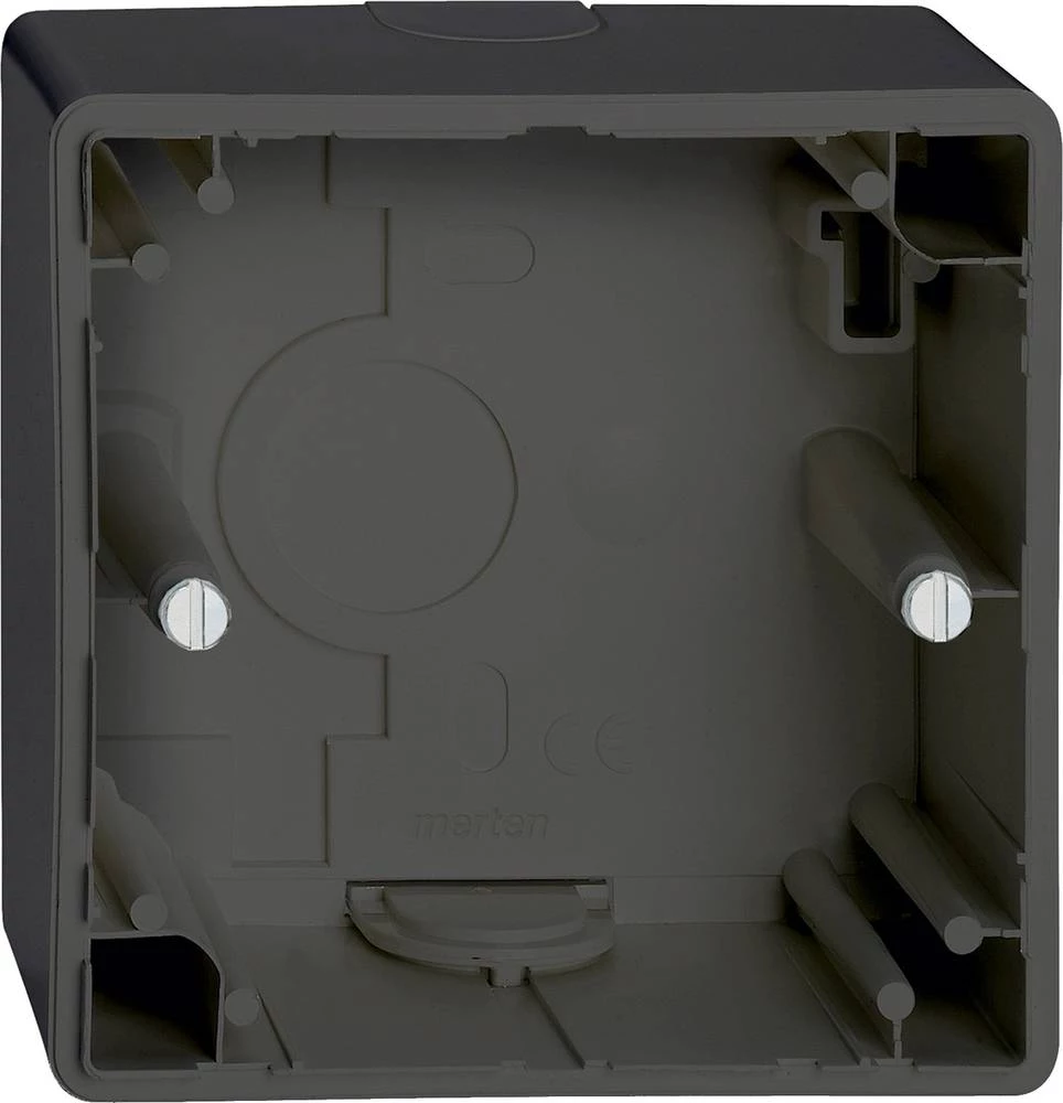 Razvodna kutija (D x Š x V) 37 x 80 x 80 mm Merten 512169 Crno-siva IP20 slika