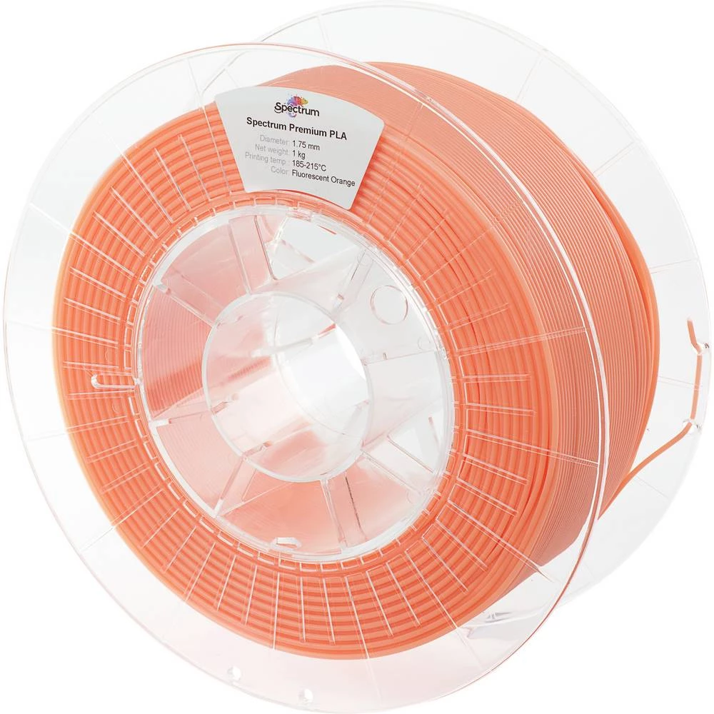 Spectrum Filaments 80019 PLA Premium 3D pisač filament PLA visoka vlačna čvrstoća 1.75 mm 1000 g fluo orange, narančasta slika