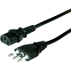 Value 19.99.2072 struja priključni kabel crna 1.80 m slika