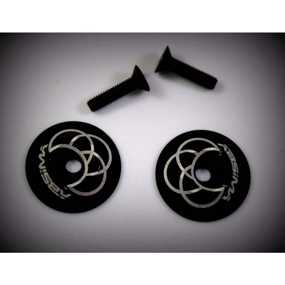 Absima Aluminijske podloške za pričvršćivanje spojlera Crna slika