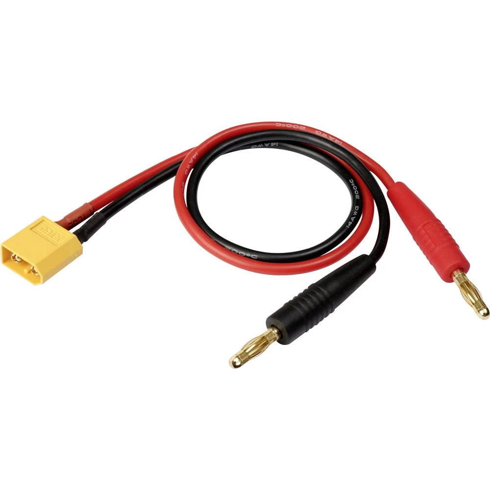 Kable za punjenje [2x Banana utikač - 1x XT60 utikač] 300 mm 2 mm&sup2; Reely slika