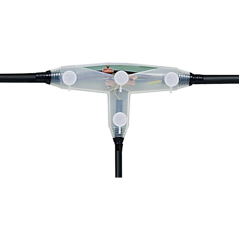 Kabelska spojnica Područje kabelskog &Oslash;: 10 - 26 mm Relicon by HellermannTyton 435-00100 T-1 / SF PP/PUR CL Content: 1 Set slika