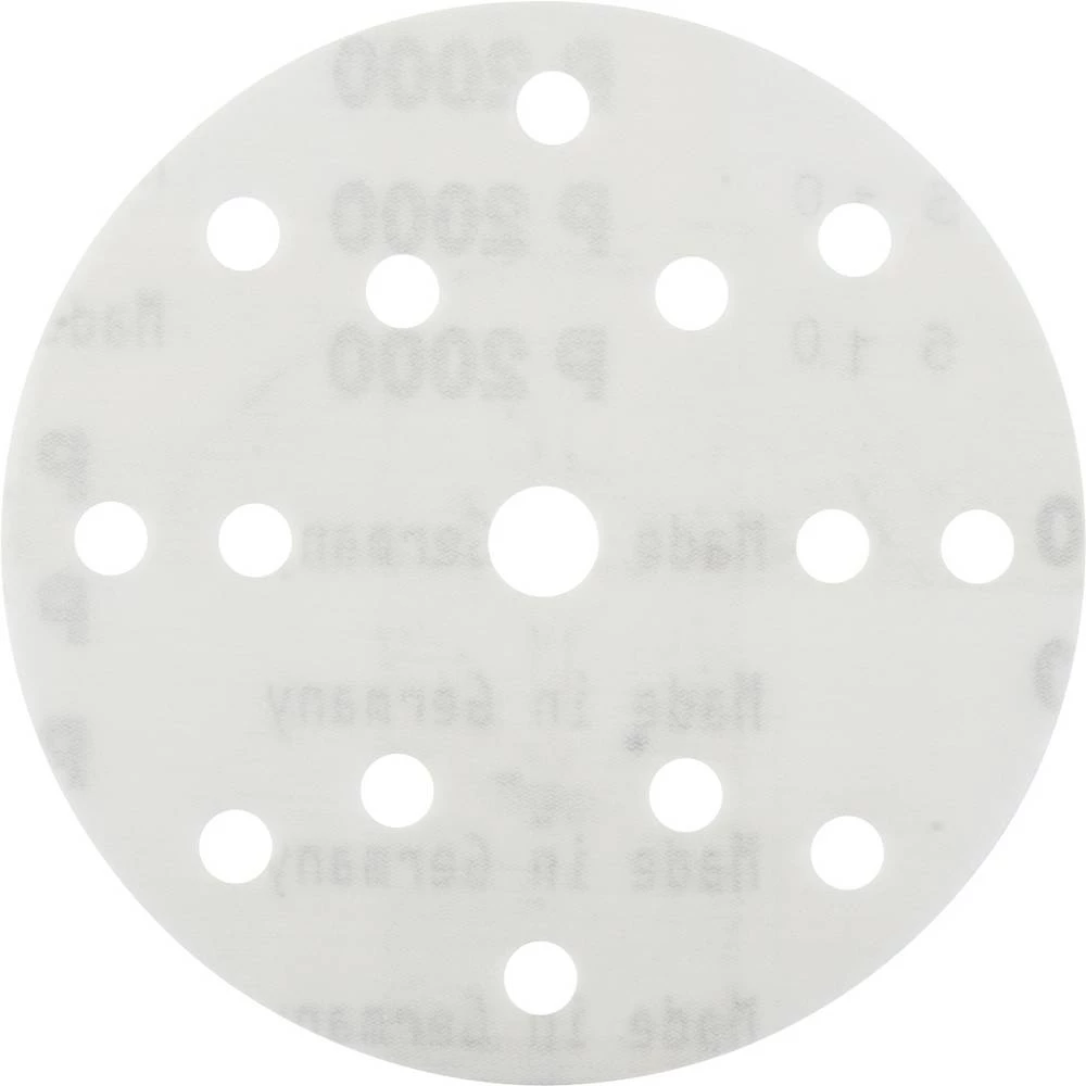 Rhodius 304364 RHODIUS KSF15 V, 50 kom. Velcro disk 150 mm, obrazac CK 861, zrno 2000, TOPline, proizvedeno u Njemačkoj slika
