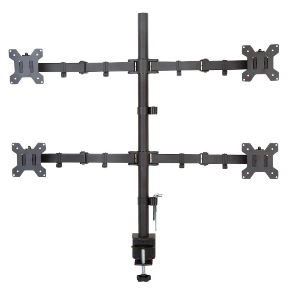 Stolni nosač za monitor 33,0 cm (13") - 68,6 cm (27") Vrtljivi nosač, Podesiv po visini, Nagibni i okretni TECHly ICA-LCD-382-Q slika