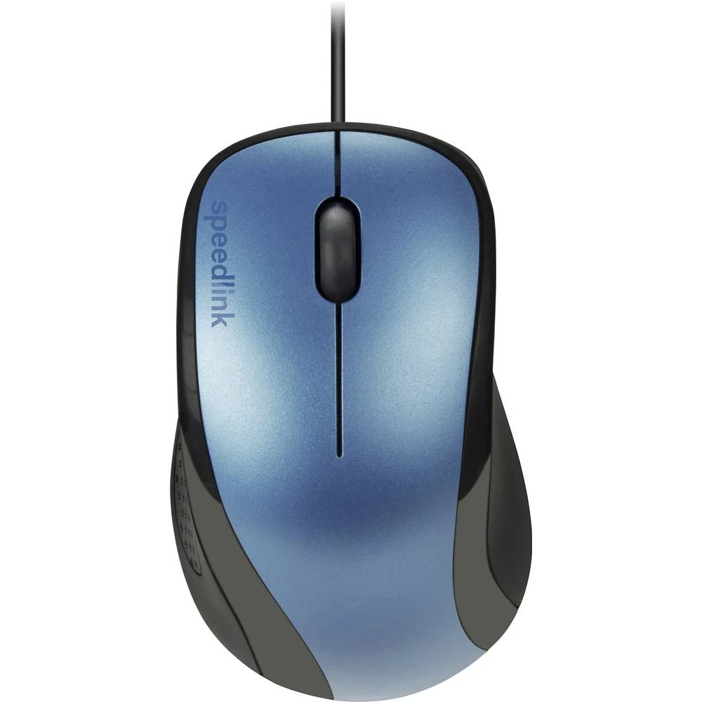 SpeedLink KAPPA USB miš Optički Ergonomski Plavo-crna boja slika