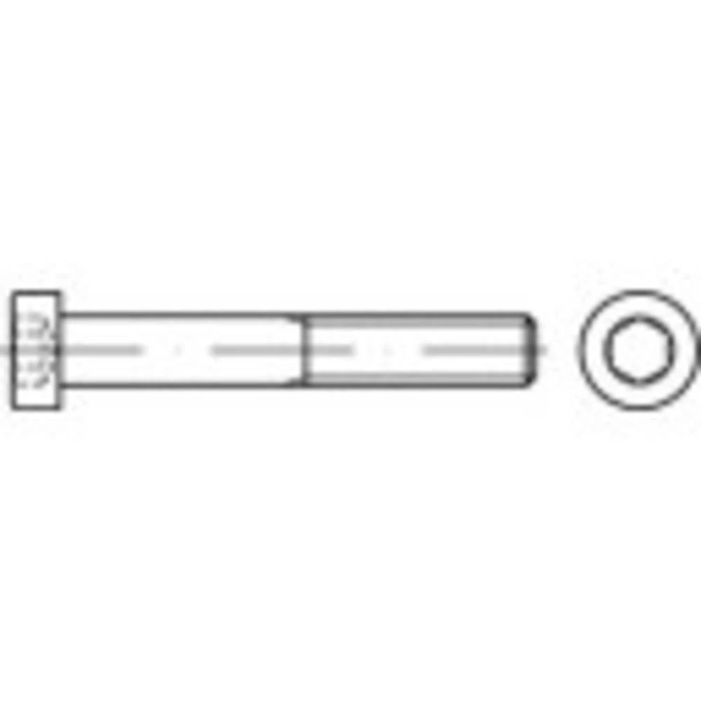 TOOLCRAFT  1068368 vijci s cilindričnom glavom  M5 10 mm unutarnji šesterostrani DIN 7984   nehrđajući čelik A2 100 St. slika