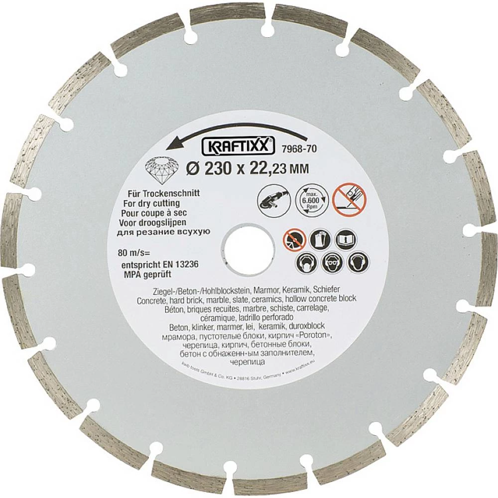 kwb 796870 dijamantna rezna ploča promjer 230 mm Promjer bušotine 22 mm 1 St. slika