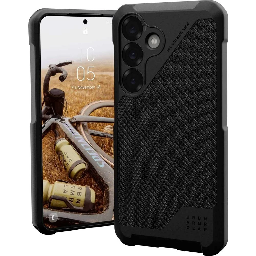 Urban Armor Gear Metropolis LT vanjska torbica za mobilni telefon Samsung Galaxy S25 crna induktivno punjenje, otporna n slika