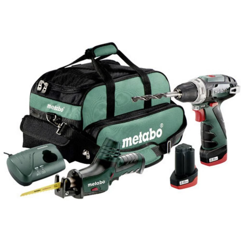 Metabo Combo Set 2.4 10.8 V Akumulatorska bušilica LiHD Uklj. 2 akumulatora, Uklj. kofer slika