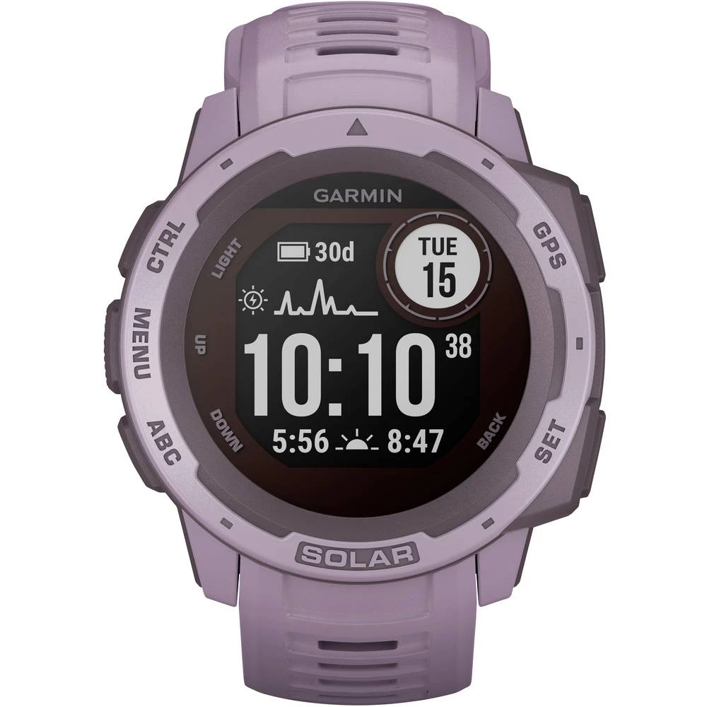 Garmin Instinct Solar pametan sat  45 mm  ružičasta slika