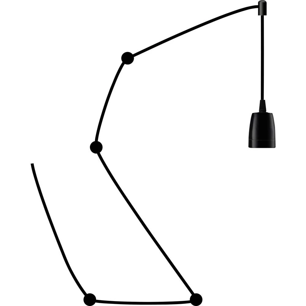 Viseća svjetiljka E27 Segula 50586 Crna slika