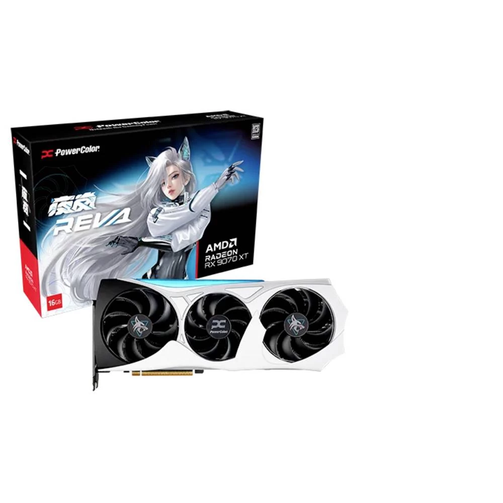 Powercolor grafička kartica AMD Radeon RX 9070XT AMD Radeon™ RX 9070 XT Hellhound Reva 16 GB GDDR6-VRAM PCIe x16 HDMI™, slika