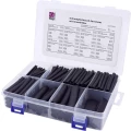 TRU COMPONENTS 7560496 Asortiman skupljajućih cijevi Crna Stopa skupljanja:3:1 300 Dijelovi slika