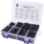 TRU COMPONENTS 7560496 Asortiman skupljajućih cijevi Crna Stopa skupljanja:3:1 300 Dijelovi