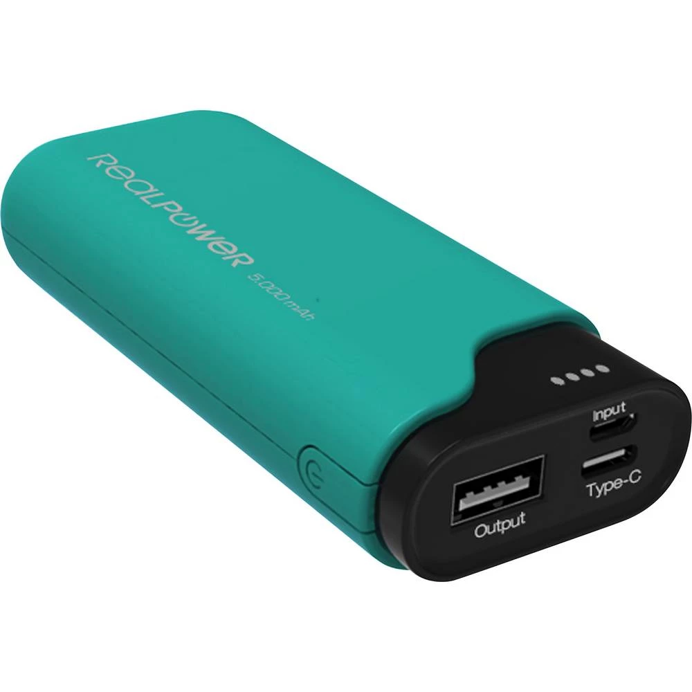 RealPower PB-5000C powerbank (rezervna baterija) litijev 5000 mAh 243965 slika