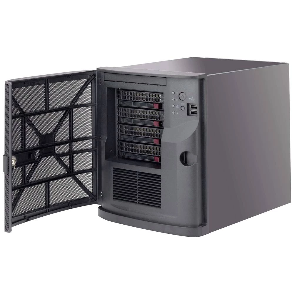Supermicro CSE-721TQ-350B kućište za računalo Mini Tower Black 250 W Supermicro CSE-721TQ-350B mini-tower kućište za računala crna slika