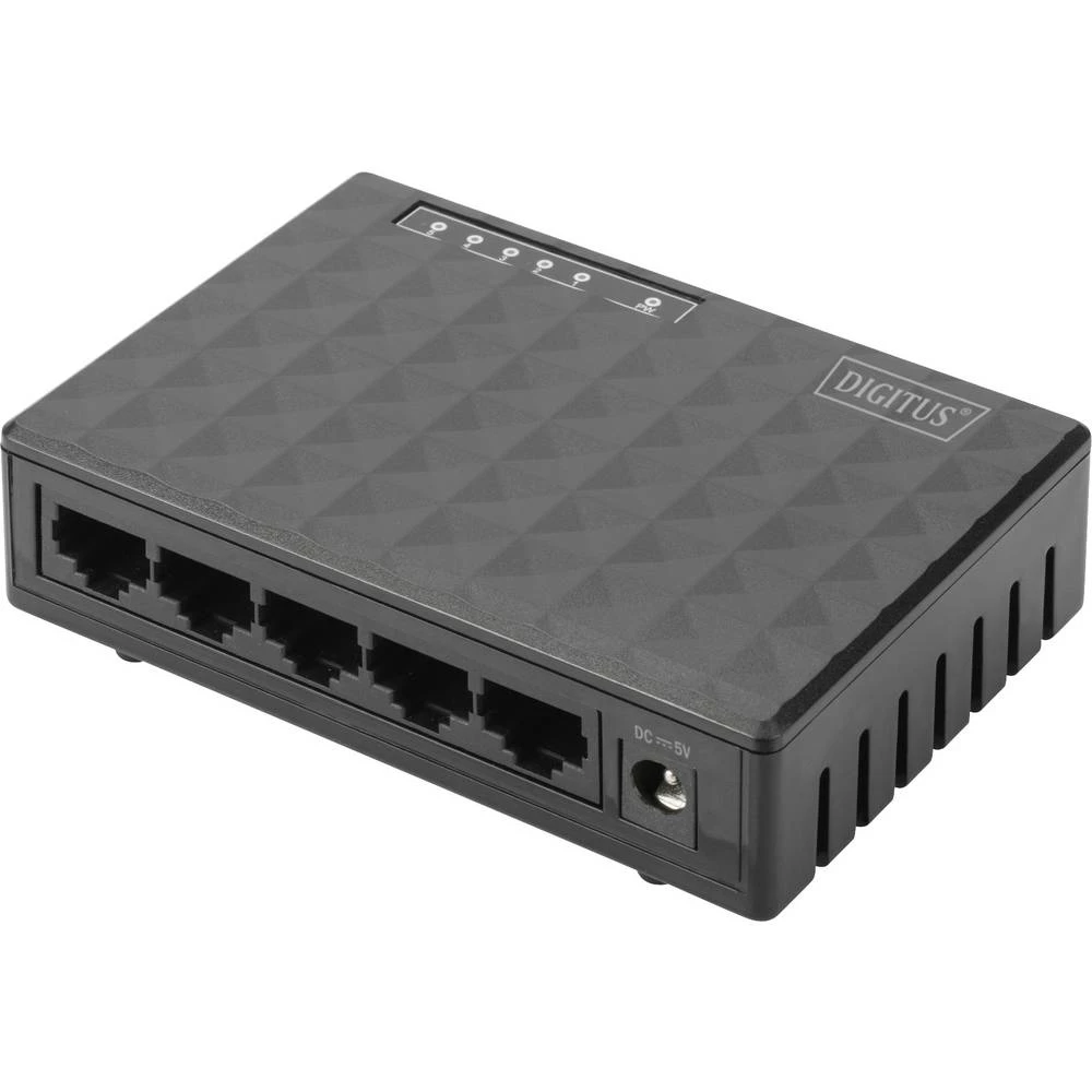 Digitus DN-50012-1 mrežni preklopnik RJ45 5 ulaza 10 / 100 Mbit/s slika