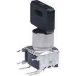 NKK Switches SK14DG30 SK14DG30 prekidač s ključem 28 V DC/AC 0.1 A 1 x on/on/on 2 x 45 ° 1 St.