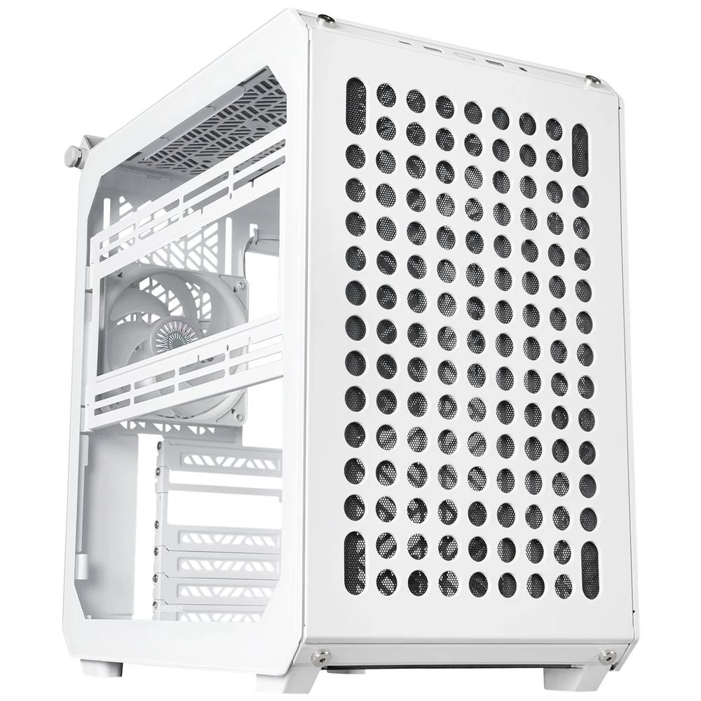 Cooler Master CoolerMaster Geh Qube 500 Flatpack White midi-tower kućište za računala bijela bočni prozor, 1 predinstal slika