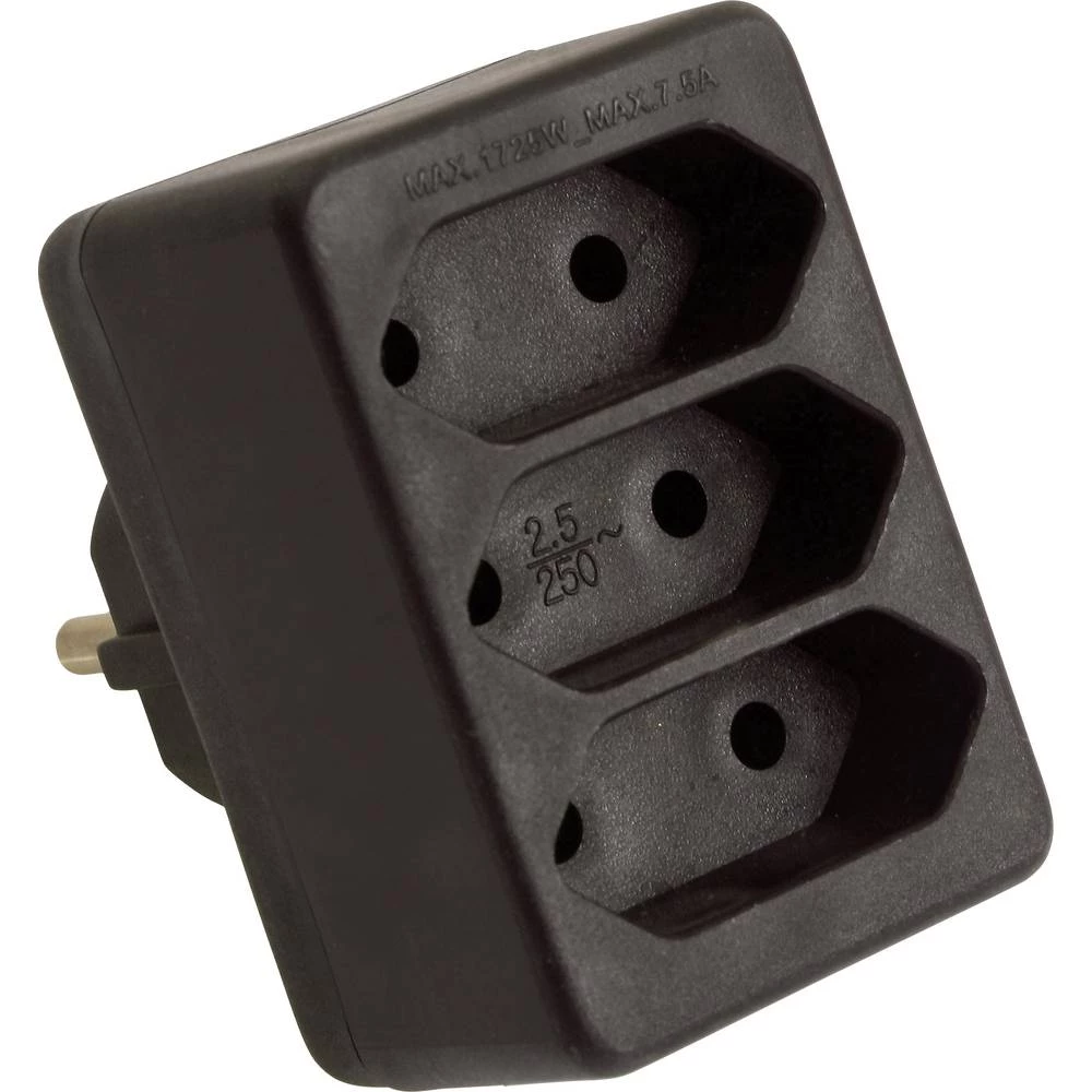 Razvodna utičnica as - Schwabe 48312 Crna slika