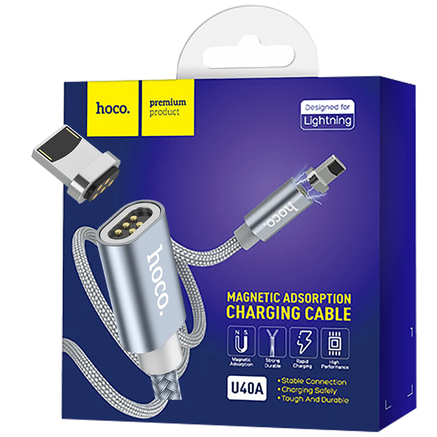 USB kabel za iPhone, metal magnetic, micro USB, 2.0 A slika