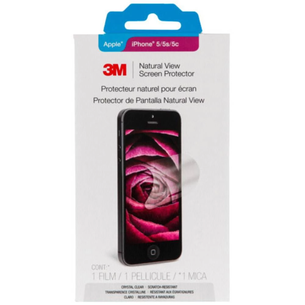 3M NV828748 Filter protiv zasljepljivanja 10.2 cm (4 ") Format slike: 1:1 7000031994 Pogodno za model: Apple iPhone 5 slika