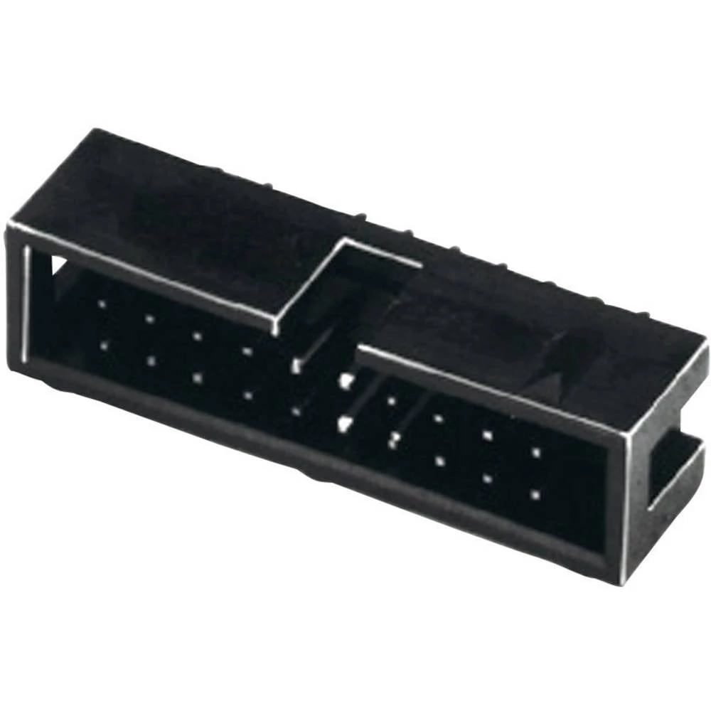 W & P Products 137-08-1-00-2 letva s igličastim kontaktima Raster: 2.54 mm Ukupan broj polova: 8 Broj redova: 2 1 kom. slika