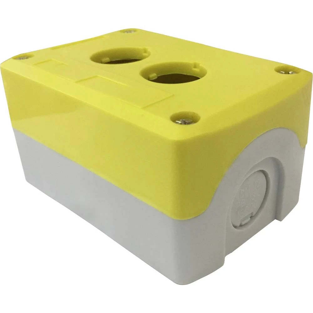 Prazno kućište (D x Š x V) 105 x 69 x 54 mm Siva, Žuta Axxatronic CBCSC2YW-CON 1 ST slika