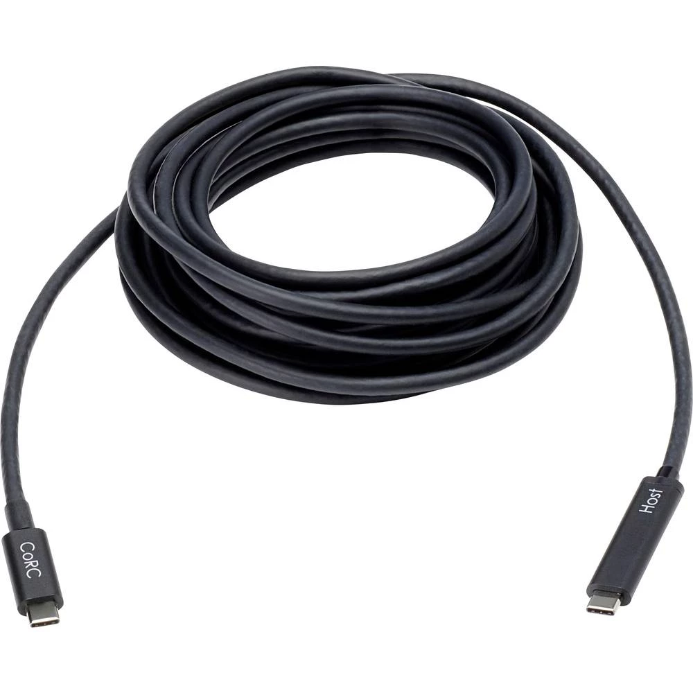 HP USB kabel  USB-C® utikač, USB-C® 5.00 m crna  9JH45AA slika
