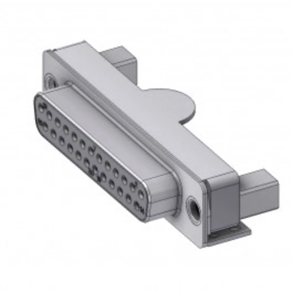 D-SUB priključak 90 ° Broj polova: 25 SMD DELTRON SWISS 1 ST slika